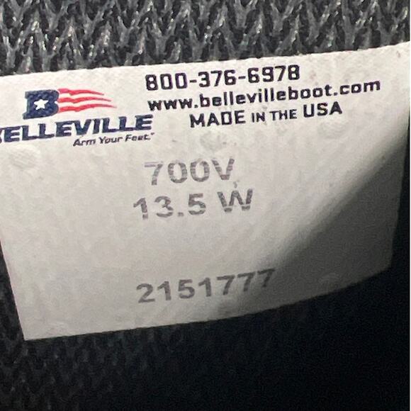 NWT Belleville 700V Wide Black Goretex Waterproof Combat Boots Size 13.5 W main image 6